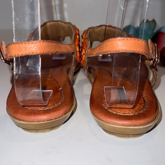 Earth Zephya Spice Leather Sandals Size 8 - Picture 5 of 12